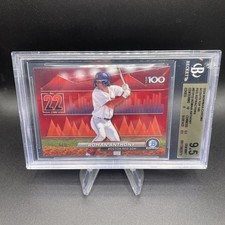 2024 Bowman Chrome Roman Anthony Scouts Top 100 Red Refractor /5 BGS 9.5