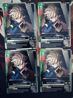 GCG Steel Requiem (GD03-088)   Asemu Asuno   Set Of 4