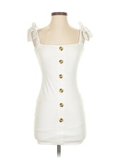 PrettyLittleThing Women White Casual Dress 2