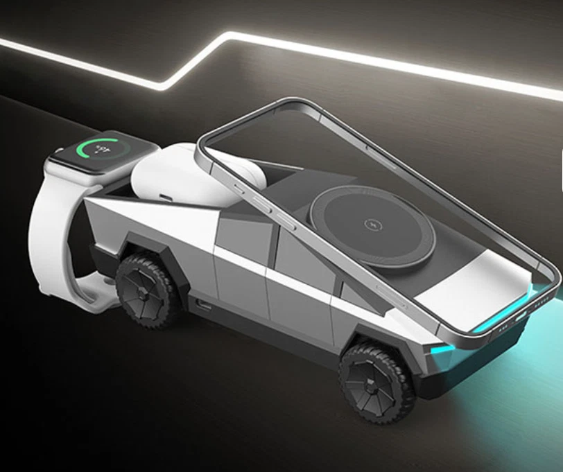 3-In-1 Rotating Cyber Dock Wireless Charging Station for MagSafe 15W Ships Fast - Image 2 of 4