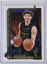 2025-26 Topps Flagship Brandin Podziemski Golden Mirror SSP #141 Warriors
