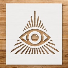 Eyes Stencil for Creative Projects and Artistic Expression - StencilAir