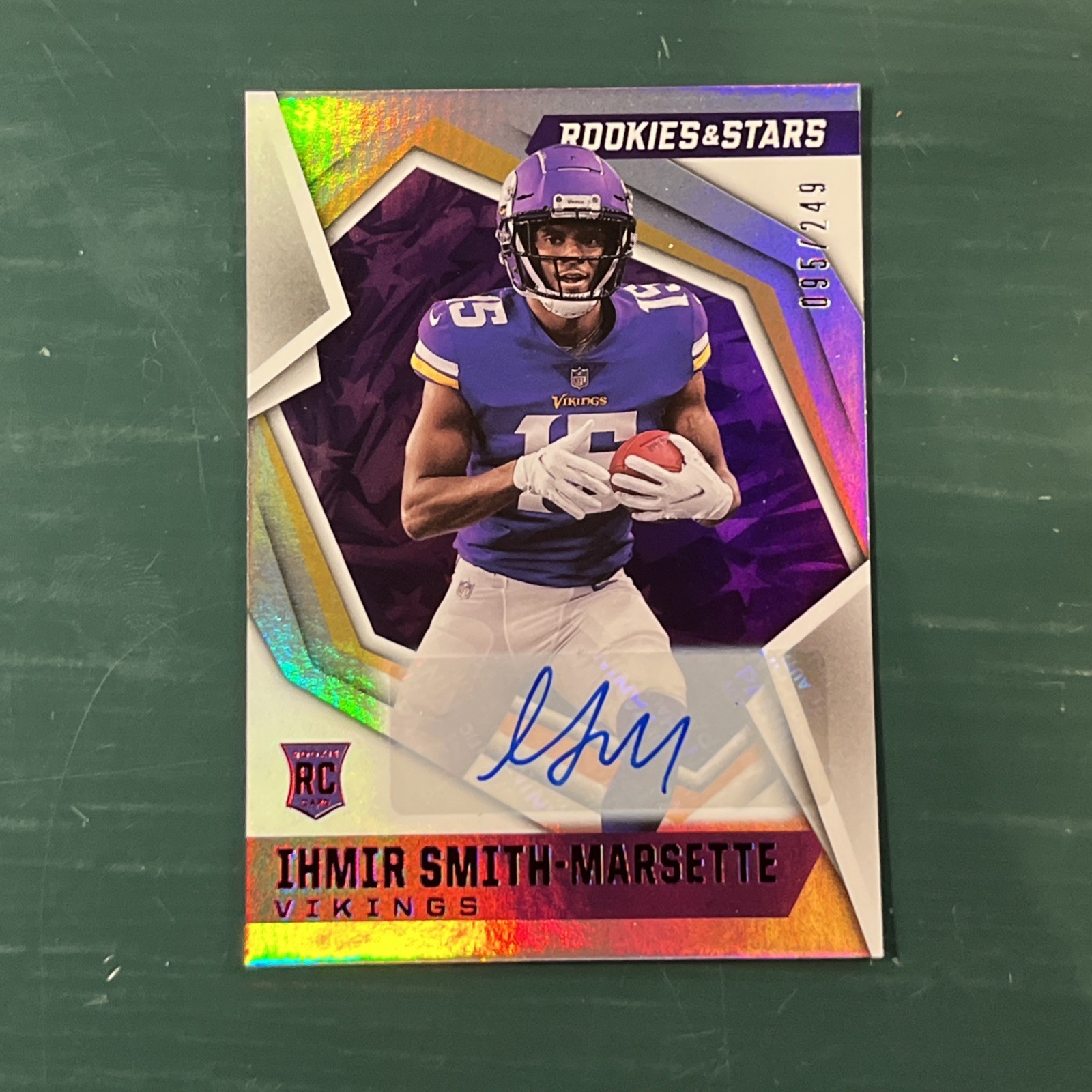 Ihmir Smith-Marsette Panini Rookies & Stars #142 Signature
