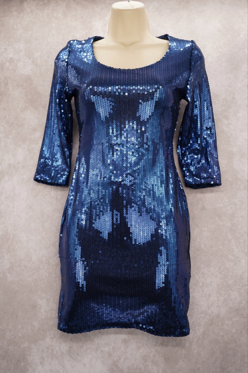 h&m blue sequin dress Blue Hm Sequin Dress for Sale up to 90% Off: Poshmark