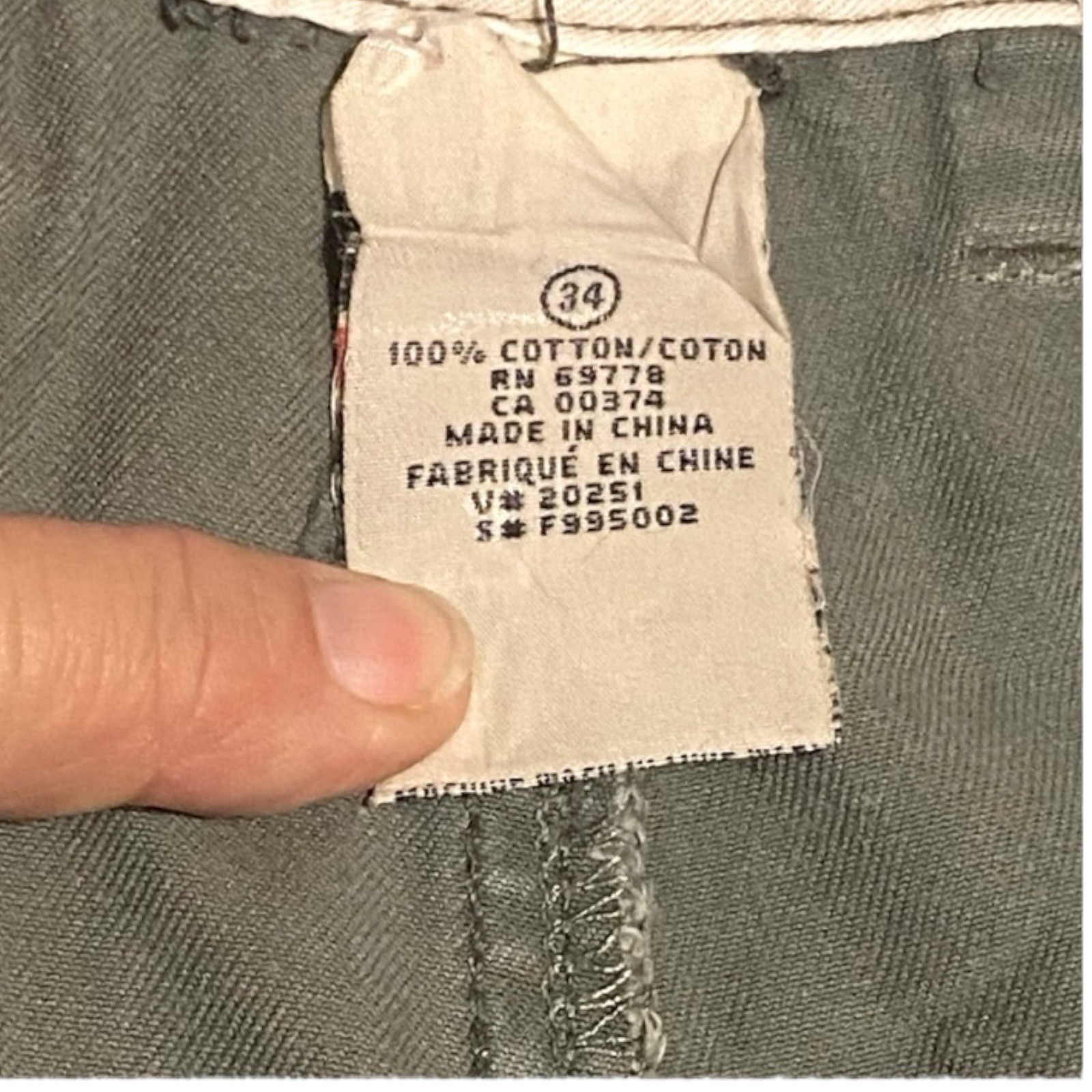 Durable Functional Cargo Pants Olive Utility Serv… - image 3