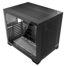 Mid-Tower PC Case Dual Chamber Gaming Computer Case for ATX Motherboard No Fan