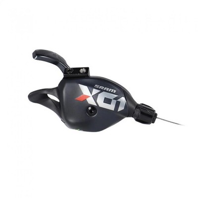 SRAM Trigger X01 Eagle Single Click schwarz-rot - präziser 12-fach Schalthebe...