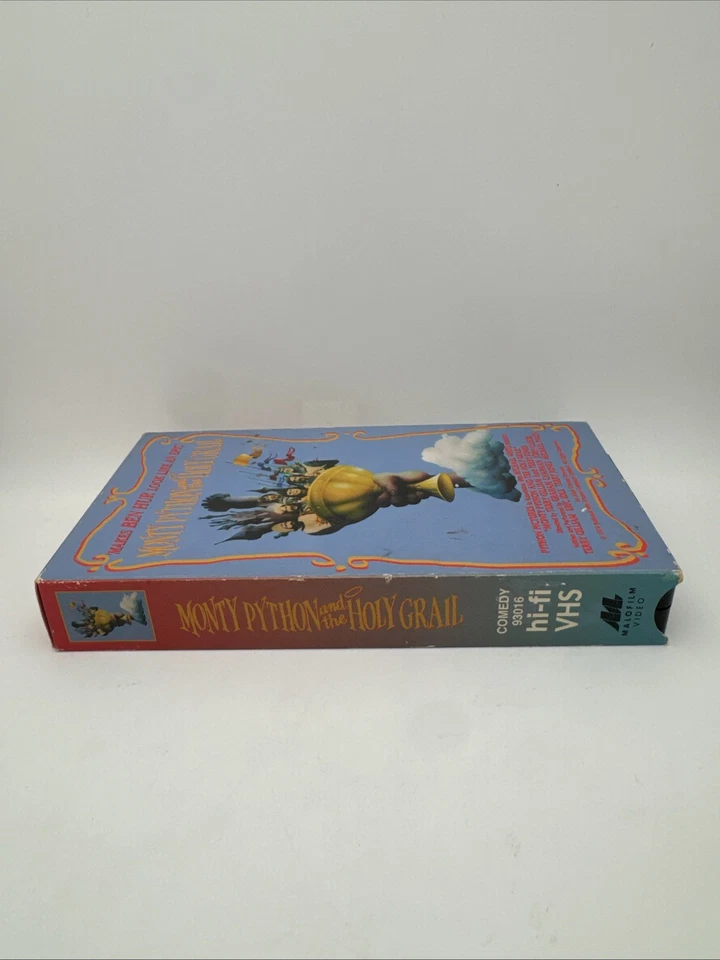 Monty Python And The Holy Grail VHS 1975 1991 Release Cult Classic Comedy OOP FS - Image 4 of 4