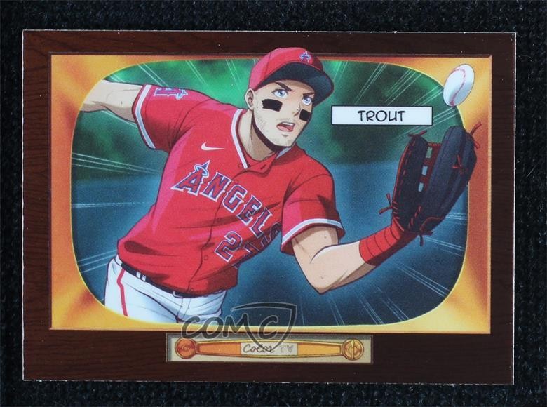 2024 Bowman '55 Bowman Anime Mike Trout #BA-3 1ef4
