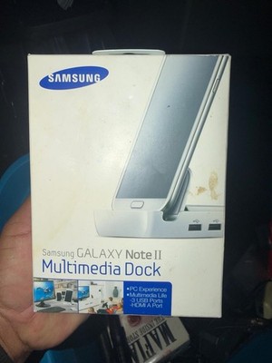 Samsung Galaxy Note II White Multimedia Charging Dock USB HDMI PC Experience