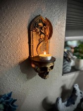 {Unpainted} Gothic Skull and Dragon Wall Shelf - Gothic Decor