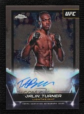 2024 Topps Chrome UFC UFC Signatures Jalin Turner #FNA-JTU Auto a0s