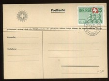 Switzerland Military card Infanterie  (Infantry)  #213