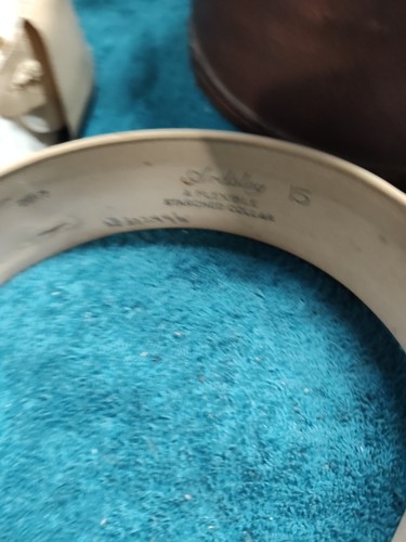 5 Antique Detachable Collars Different Brands As Shown, And Stiff Collar Case - Picture 12 of 24
