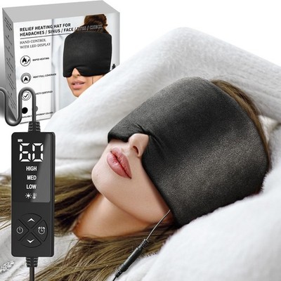 Moist Heat Sinus Relief Mask Extra Large Reusable Warm Compress Eye Pillow Large