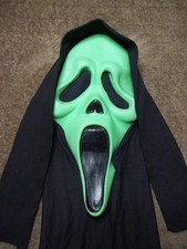 Ghost Face Scream Gen 1 Green Mask Cotton Fantastic Faces Fun World Div Stab