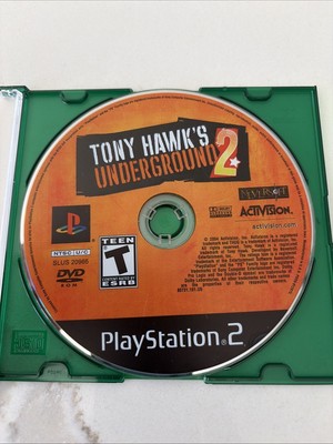 PS2 Tony Hawk's Underground 2 (PlayStation 2, 2004) DISC ONLY! TESTED & WORKS!!!