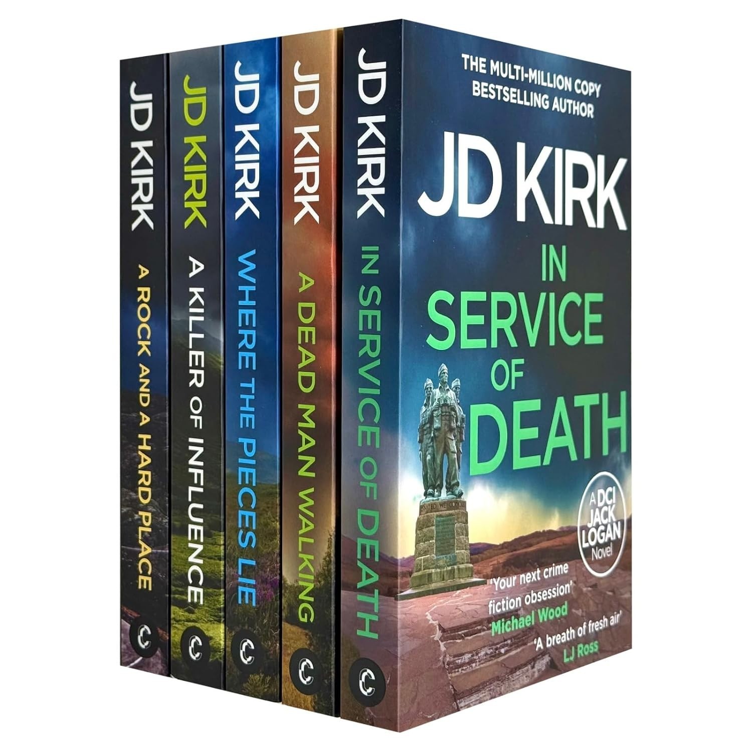 Jd Kirk Unisex Dci Logan Crime Thrillers Series 17-21 Collection 5 Books Set By (In Service Of Death, A Dead Man Walking, Where The Pieces Lie, A Killer Of I - Image 7