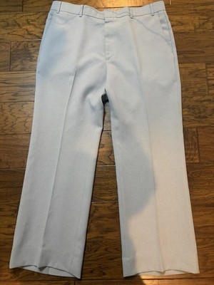 Vintage Men's Levi's Action Slacks Menswear Sta-Prest Actual Size 35x29 Gray