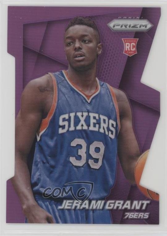 2014-15 Panini Prizm Purple Die-Cut 23/139 Jerami Grant #282 Rookie RC 0d0q