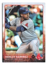 2015 Topps Chrome Baseball Refractor #199 Hanley Ramirez Boston Red Sox A