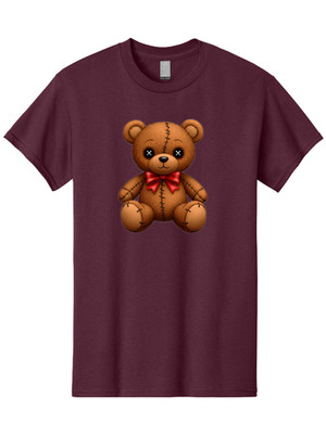 Teddy-Voodoo Mens Graphic Tee, 100% Cotton, Casual Summer Wear