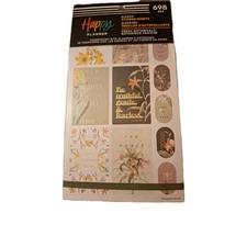 Happy Planner Fresh Botanicals Sticker Book New with Stickers