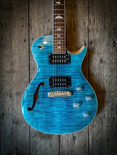 2021 PRS SE Zach Myers Signature in Myers Blue. Inklusive PRS Gigbag