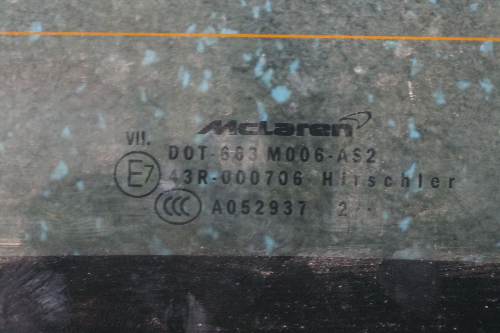 Rear Back Window Glass 43R-000706 OEM McLaren MP4-12C 12C 2013