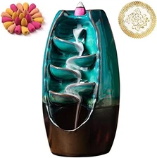Ceramic Backflow Incense Burner with 100 Cones