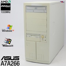 ASUS A7A266 COMPUTER PC AMD ATHLON 1333MHZ PARALLEL WINDOWS 98 MATROX MILLENNIUM