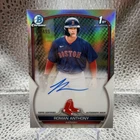 2023 Bowman Chrome Roman Anthony Red Sox 1st Refractor Auto /499