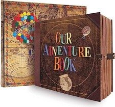 Our Adventure Book Scrapbook Photo Album Retro Style Adventure Book Letter