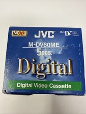 JVC Mini DV Digital Video Cassette M-DV60ME 90 min  Pack of 5  Mini DVC