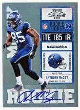 2010 Contenders Football Rookie Ticket Variation Autograph Auto SP Rc - You Pick