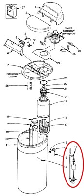 Kenmore Water Softener Brine Valve Assembly OEM 7380930