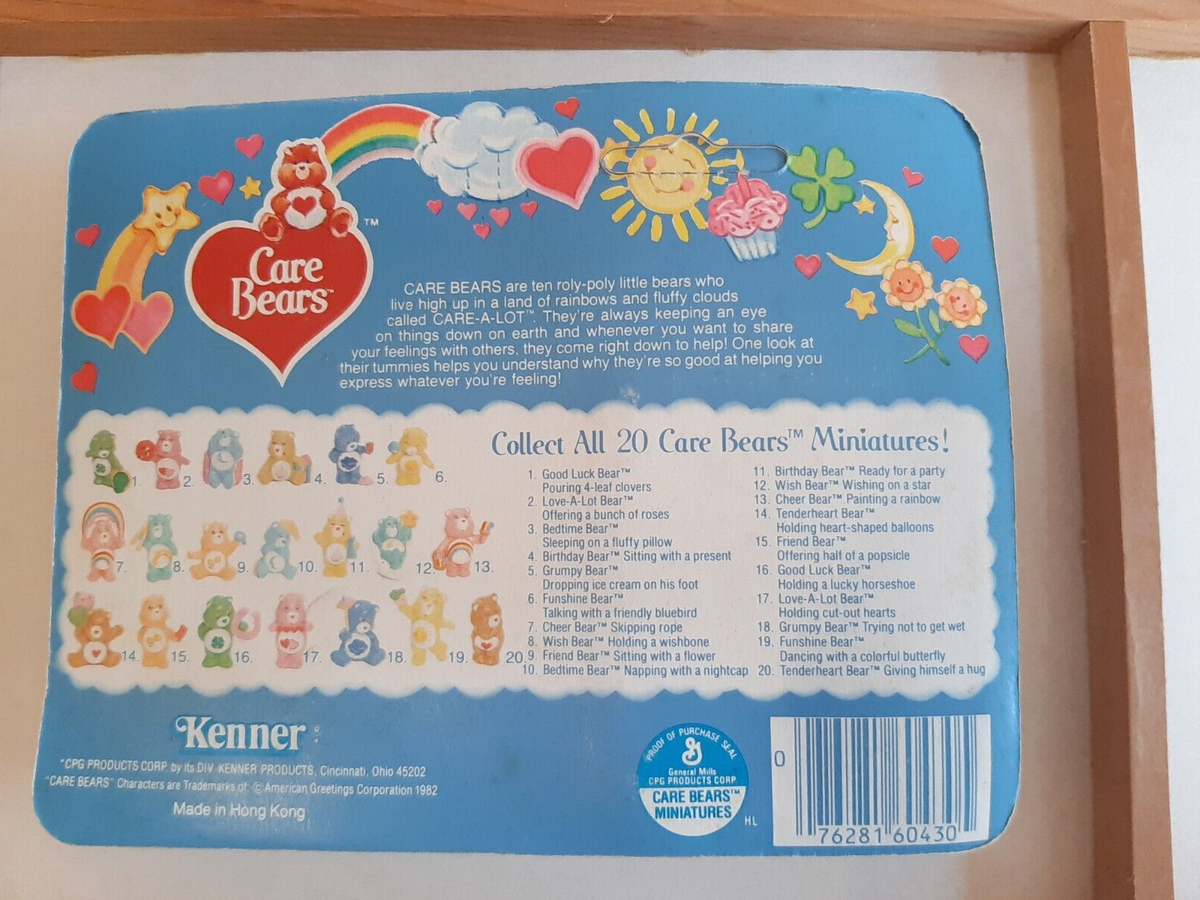 1982 Kenner Care Bear Cousins Friend Bear Vintage Minature Figure