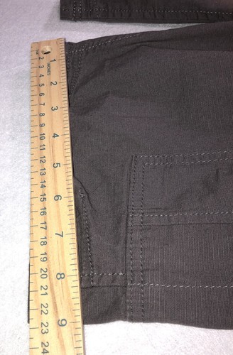 Akademiks Cargo Shorts Drawstring Dark Gray Mens Size M - Picture 12 of 13