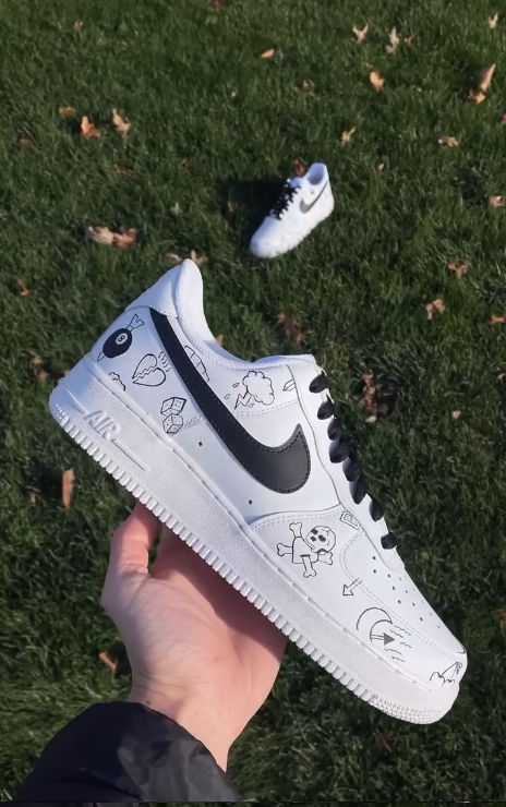 air forces with black check mark