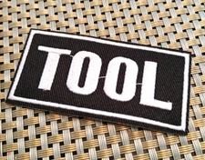 Tool (band) small rectangular Embroidered Patch Iron-On Sew-On US shipping
