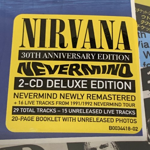 貴重】NIRVANA/NEVERMIND30周年記念来日公演デザイン☆ポスター