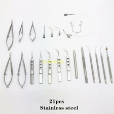 21PCS Cataract set Ophthalmic microsurgery instruments Titanium /stainless steel