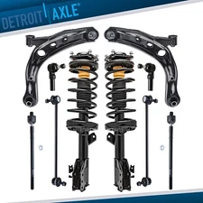 Front Struts & Springs Control Arms Sway Bars Tie Rods for 2001 - 2006 Mazda MPV