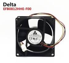 Delta EFB0812HHE-F00 8cm Fan 8038 Double Ball Cooling Fan 12V 0.62A 7.44W 3 Line