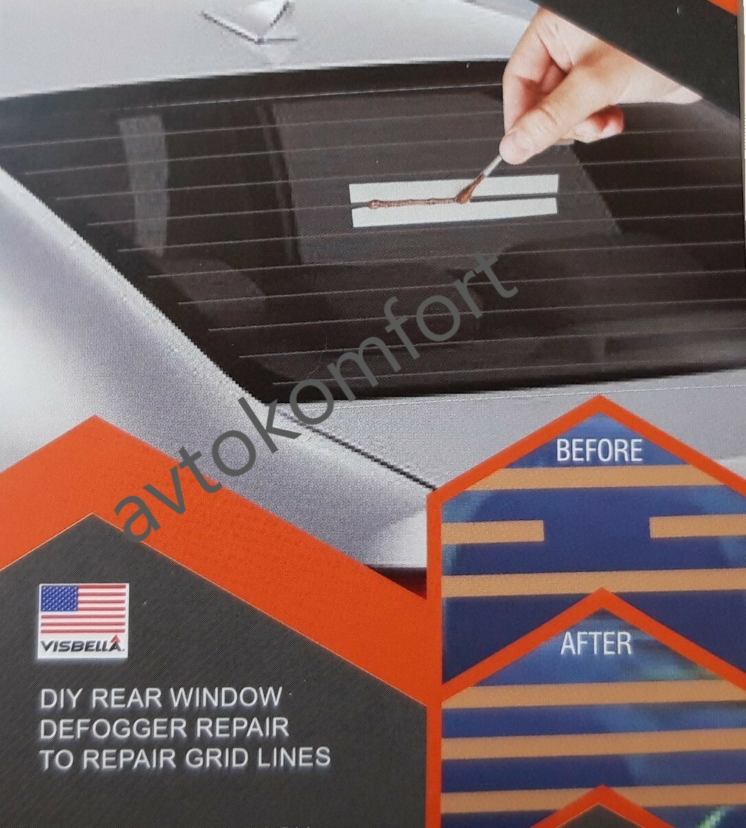 VISBELLA DIY Rear Window Defogger Repair Kit Broken Grid Lines And