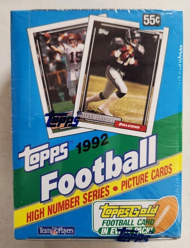 1992 Topps Football Cards High Number Series Factory Sealed Box 36 Packs