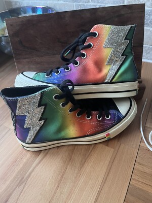 Converse trainers lightening pride gay lgbtq all stars uk