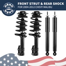 4pcs Front Rear Struts Shocks For 2005-2010 Pontiac G6 2004- 2012 Chevy Malibu