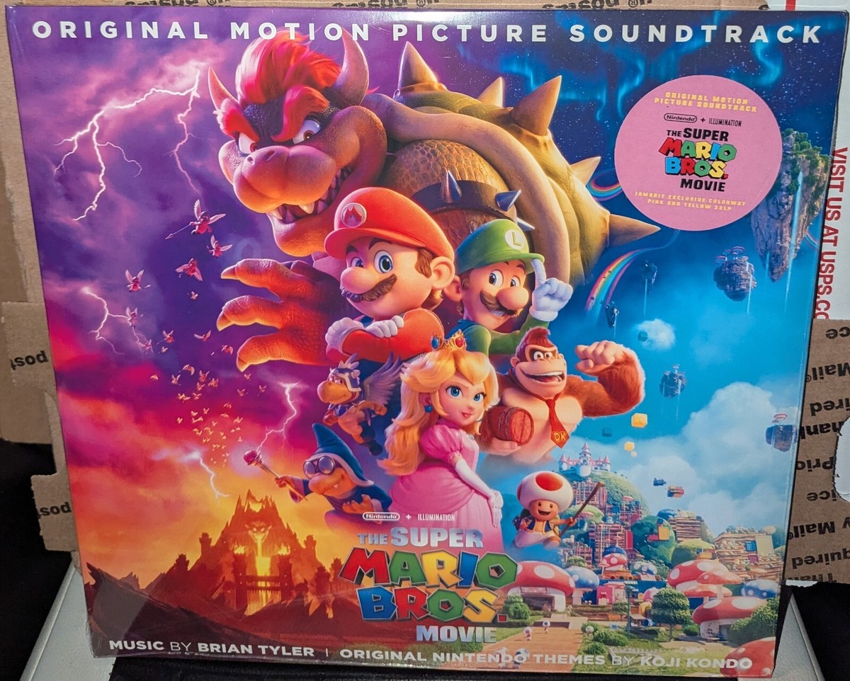 Super Mario Bros Movie OST 2XLP (iam8bit Exclusive Pink + Yellow