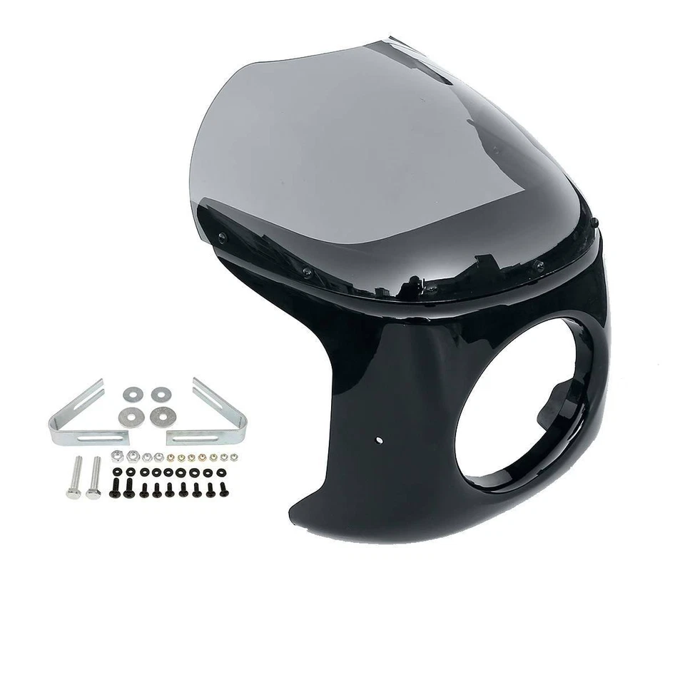 Carenado de faros de 7" apto para Honda CB Suzuki GS Yamaha BMW Café Racer Foto 4 de 4